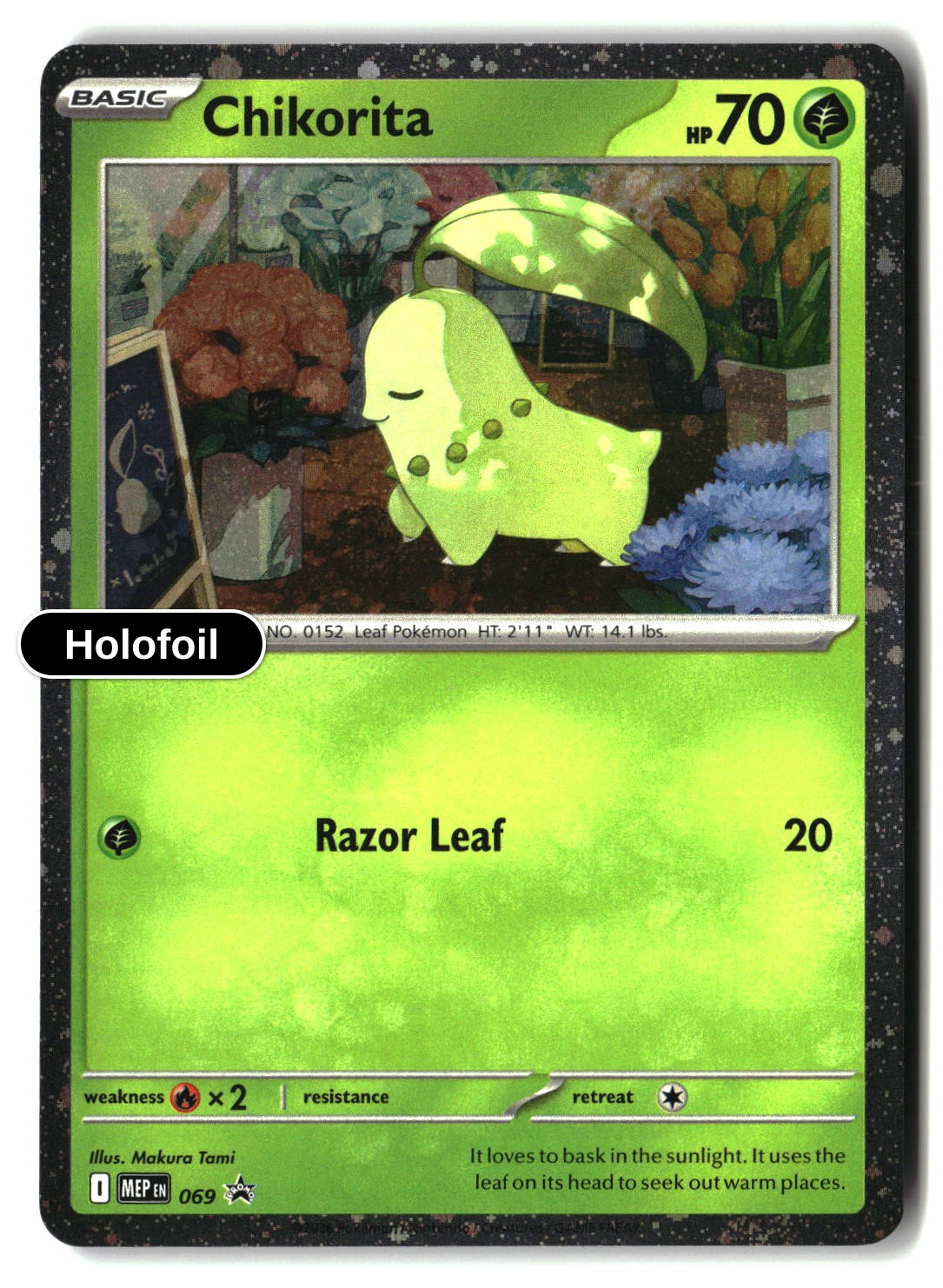 Chikorita (Cosmos Holo)