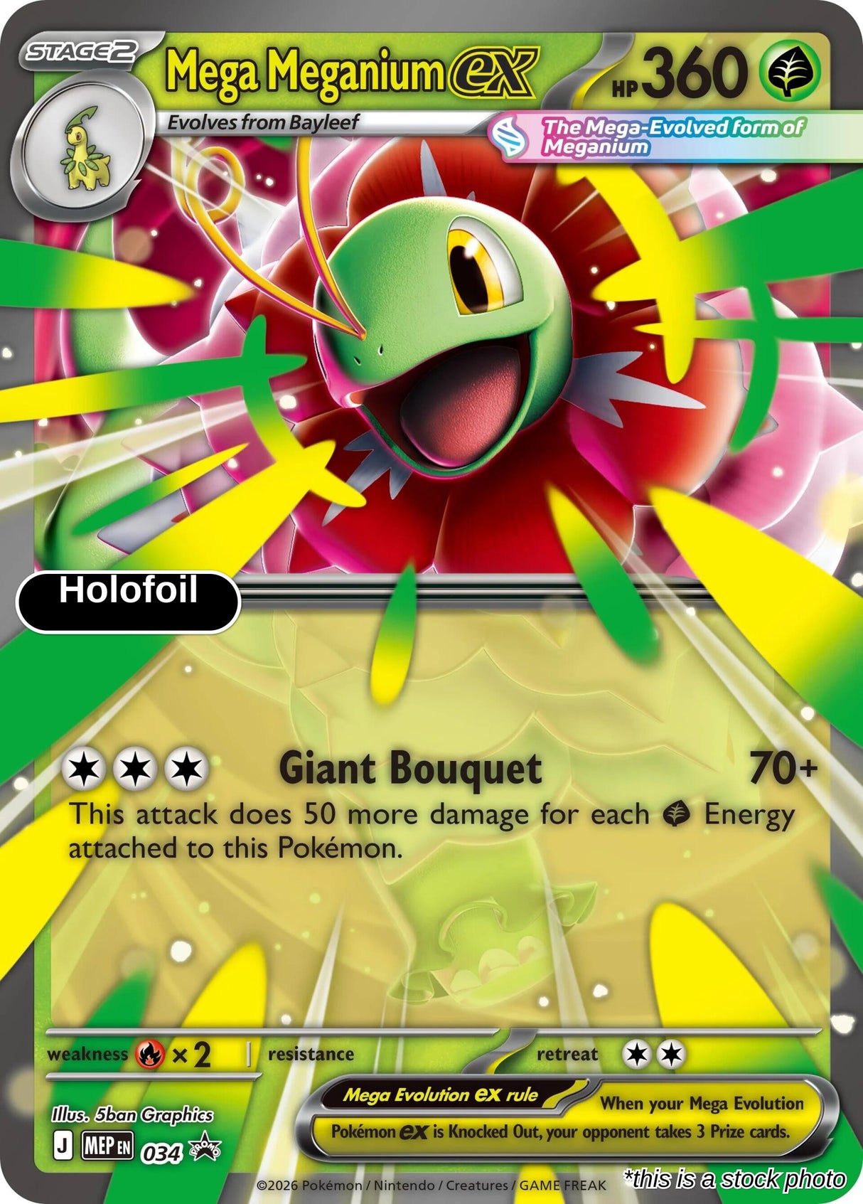 Mega Meganium ex - 034