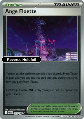 Ange Floette - 075/086 - [CRI - ME04: Chaos Rising] - Reverse Holofoil