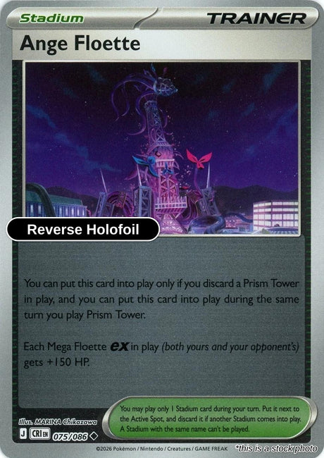 Ange Floette - 075/086 - [CRI - ME04: Chaos Rising] - Reverse Holofoil