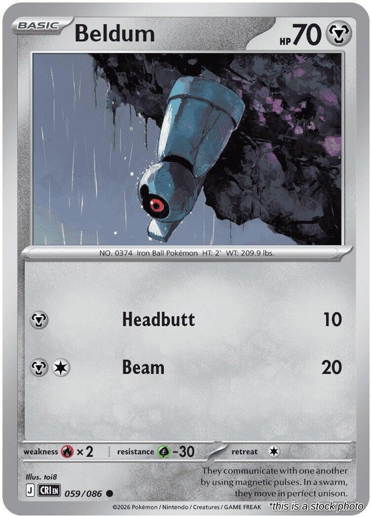 Beldum - 059/086 - [CRI - ME04: Chaos Rising]