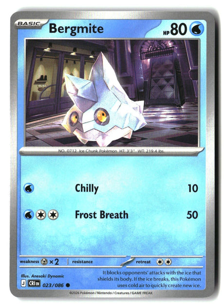 Bergmite - 023/086 - [CRI - ME04: Chaos Rising]