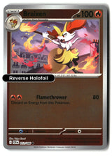 Braixen - 012/086 - [CRI - ME04: Chaos Rising] - Reverse Holofoil