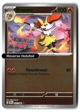 Braixen - 012/086 - [CRI - ME04: Chaos Rising] - Reverse Holofoil