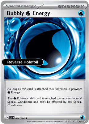Bubbly W Energy - 084/086 - [CRI - ME04: Chaos Rising] - Reverse Holofoil