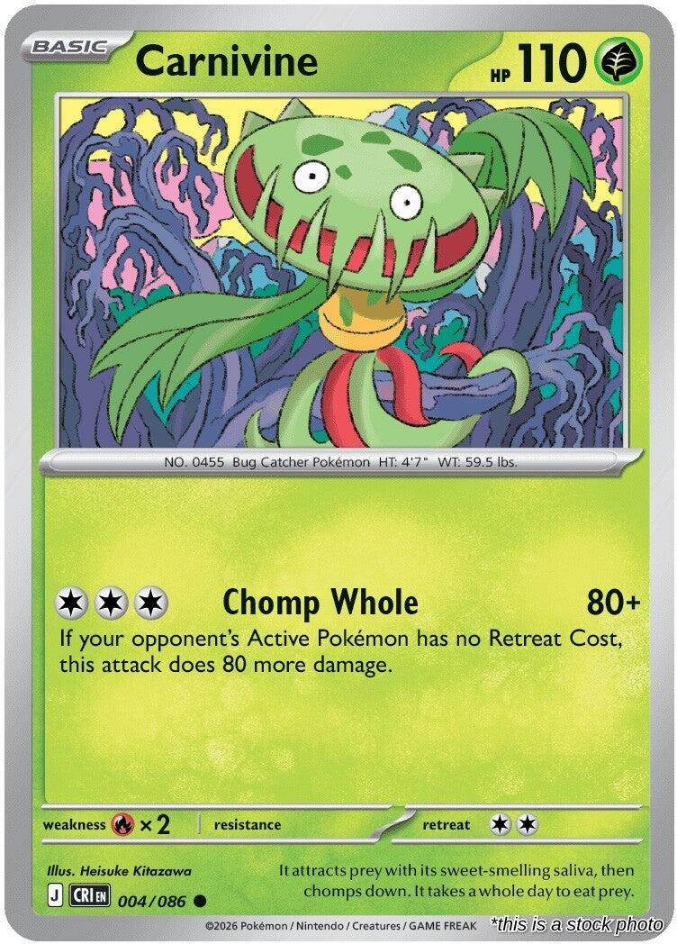 Carnivine - 004/086 - [CRI - ME04: Chaos Rising]
