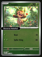 Chespin - 005/086 - [CRI - ME04: Chaos Rising] - Reverse Holofoil