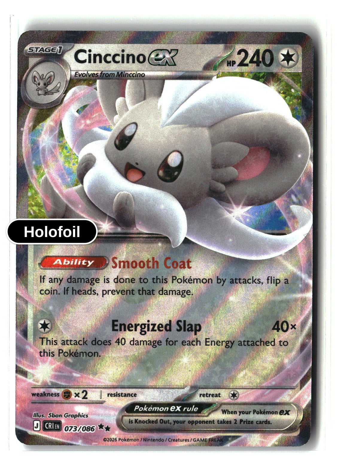 Cinccino ex - 073/086