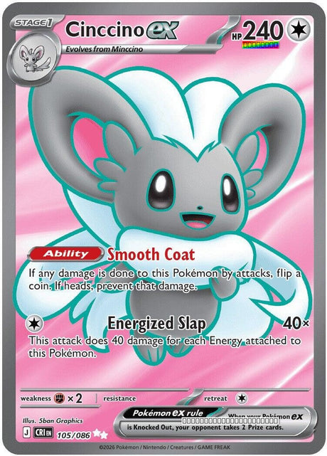 Cinccino ex - 105/086