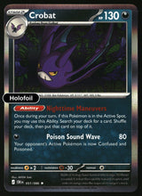 Crobat - 051/086 - [CRI - ME04: Chaos Rising] - Holofoil