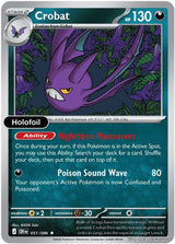 Crobat - 051/086 - [CRI - ME04: Chaos Rising] - Holofoil
