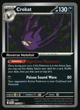 Crobat - 051/086 - [CRI - ME04: Chaos Rising] - Reverse Holofoil