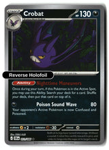 Crobat - 051/086 - [CRI - ME04: Chaos Rising] - Reverse Holofoil