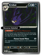 Crobat - 051/086 - [CRI - ME04: Chaos Rising] - Reverse Holofoil