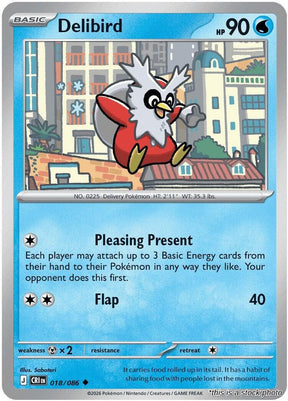 Delibird - 018/086 - [CRI - ME04: Chaos Rising]