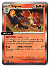 Delphox - 013/086 - [CRI - ME04: Chaos Rising] - Holofoil