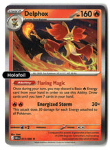 Delphox - 013/086 - [CRI - ME04: Chaos Rising] - Holofoil