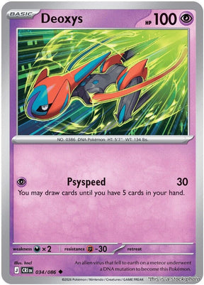 Deoxys - 034/086 - [CRI - ME04: Chaos Rising]