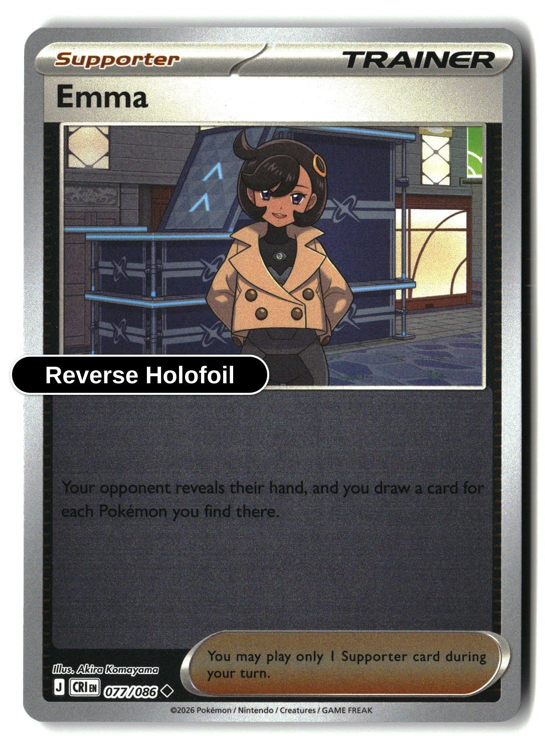 Emma - 077/086 - [CRI - ME04: Chaos Rising] - Reverse Holofoil