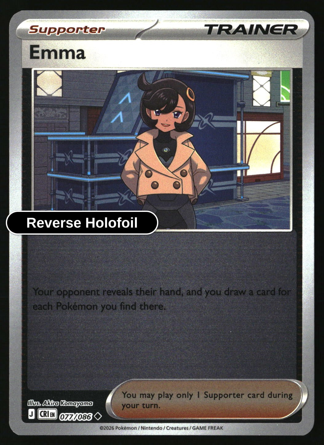 Emma - 077/086 - [CRI - ME04: Chaos Rising] - Reverse Holofoil