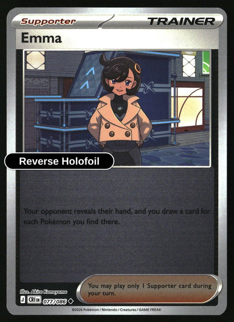 Emma - 077/086 - [CRI - ME04: Chaos Rising] - Reverse Holofoil