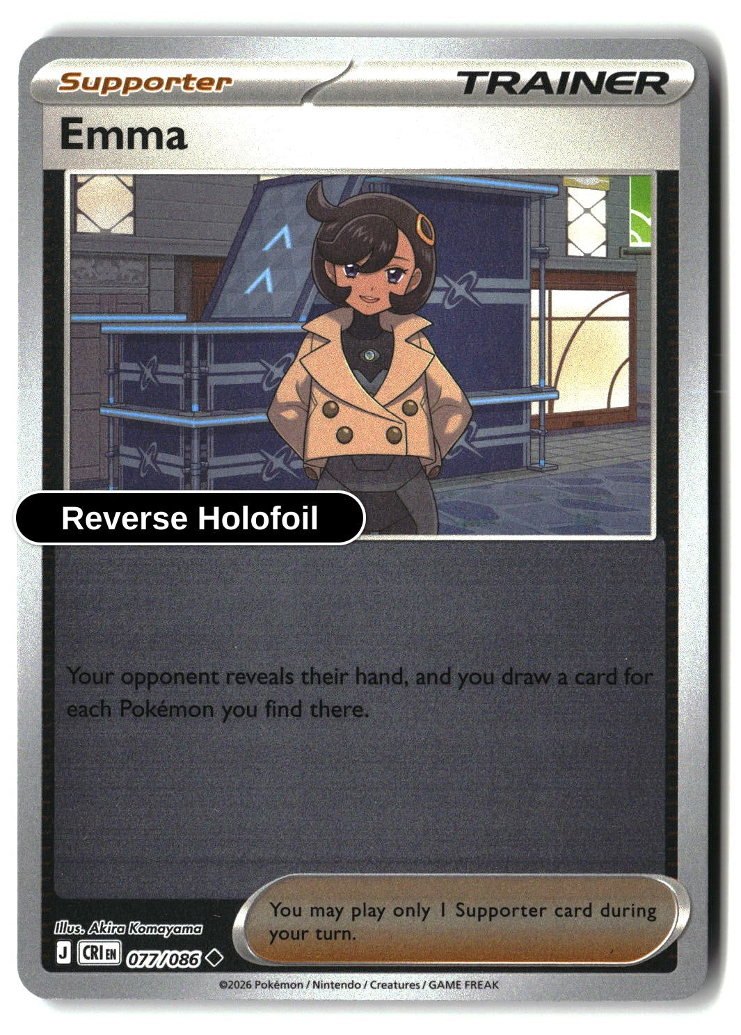 Emma - 077/086 - [CRI - ME04: Chaos Rising] - Reverse Holofoil