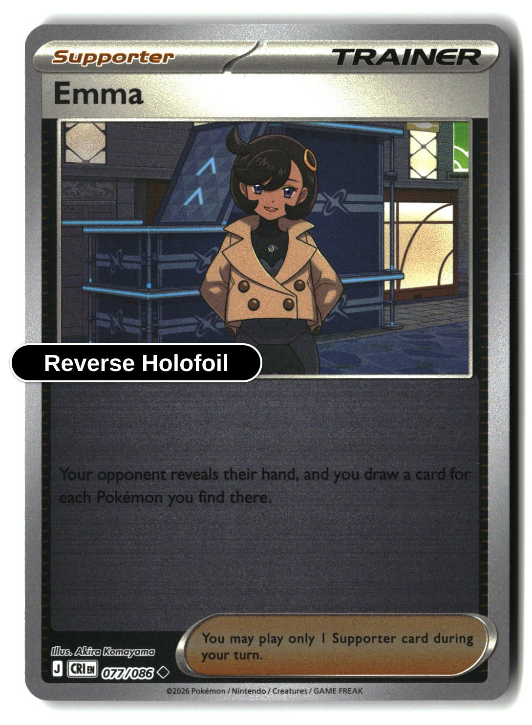 Emma - 077/086 - [CRI - ME04: Chaos Rising] - Reverse Holofoil