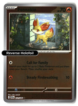 Fennekin - 011/086 - [CRI - ME04: Chaos Rising] - Reverse Holofoil