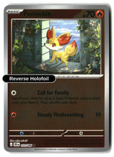 Fennekin - 011/086 - [CRI - ME04: Chaos Rising] - Reverse Holofoil