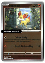 Fennekin - 011/086 - [CRI - ME04: Chaos Rising] - Reverse Holofoil