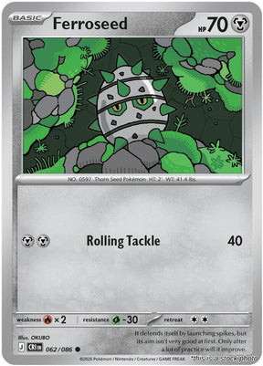 Ferroseed - 062/086 - [CRI - ME04: Chaos Rising]