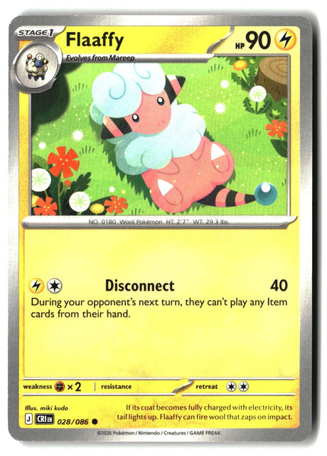 Flaaffy - 028/086 - [CRI - ME04: Chaos Rising]