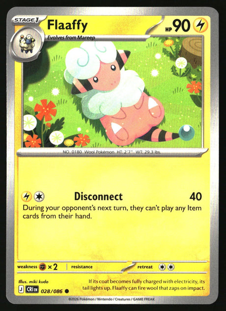 Flaaffy - 028/086 - [CRI - ME04: Chaos Rising]