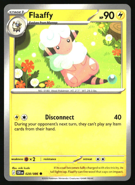 Flaaffy - 028/086 - [CRI - ME04: Chaos Rising]