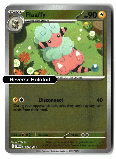 Flaaffy - 028/086 - [CRI - ME04: Chaos Rising] - Reverse Holofoil