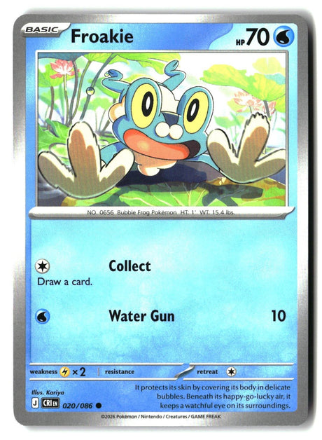 Froakie - 020/086 - [CRI - ME04: Chaos Rising]
