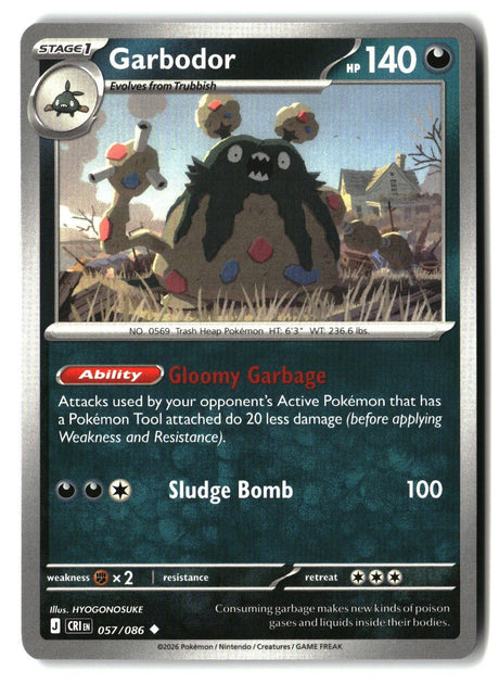 Garbodor - 057/086 - [CRI - ME04: Chaos Rising]