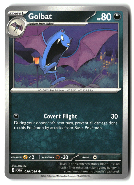 Golbat - 050/086 - [CRI - ME04: Chaos Rising]