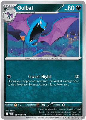 Golbat - 050/086 - [CRI - ME04: Chaos Rising]