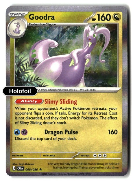 Goodra - 068/086 - [CRI - ME04: Chaos Rising] - Holofoil