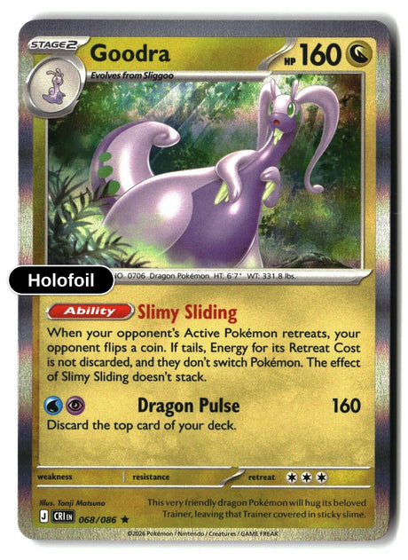 Goodra - 068/086 - [CRI - ME04: Chaos Rising] - Holofoil