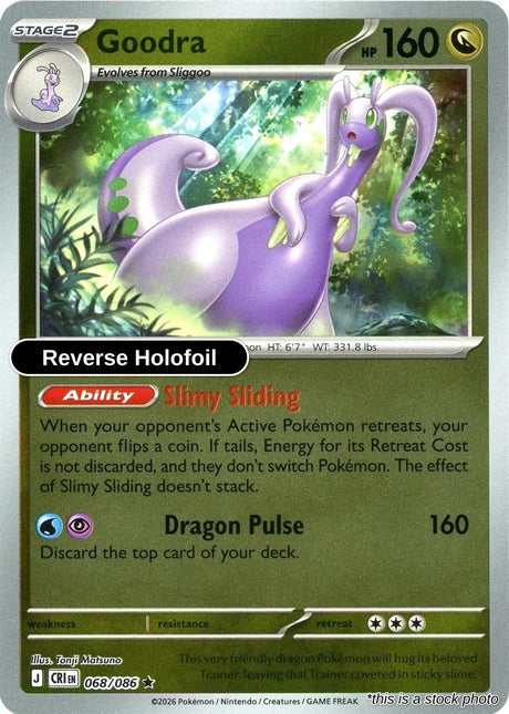 Goodra - 068/086 - [CRI - ME04: Chaos Rising] - Reverse Holofoil