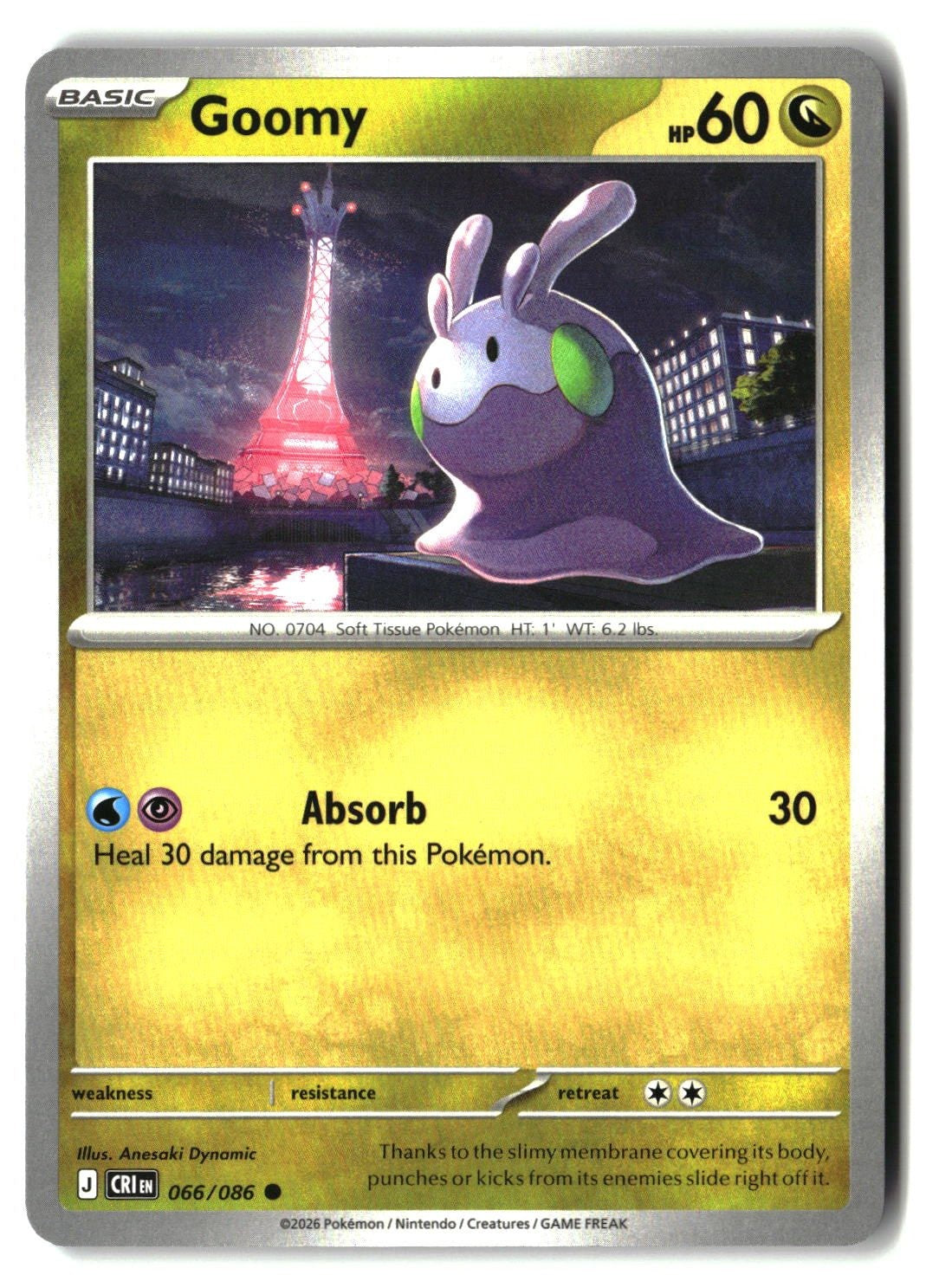 Goomy - 066/086 - [CRI - ME04: Chaos Rising]