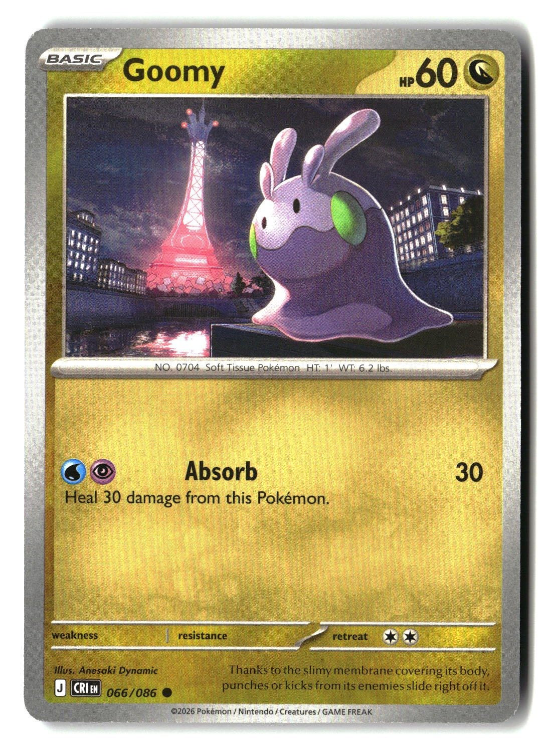 Goomy - 066/086 - [CRI - ME04: Chaos Rising]
