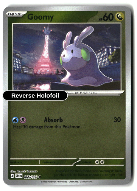 Goomy - 066/086 - [CRI - ME04: Chaos Rising] - Reverse Holofoil