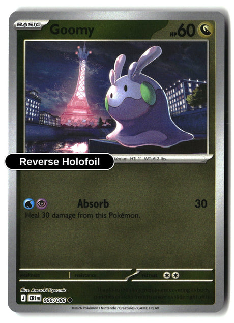 Goomy - 066/086 - [CRI - ME04: Chaos Rising] - Reverse Holofoil