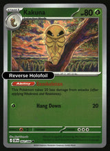 Kakuna - 002/086 - [CRI - ME04: Chaos Rising] - Reverse Holofoil