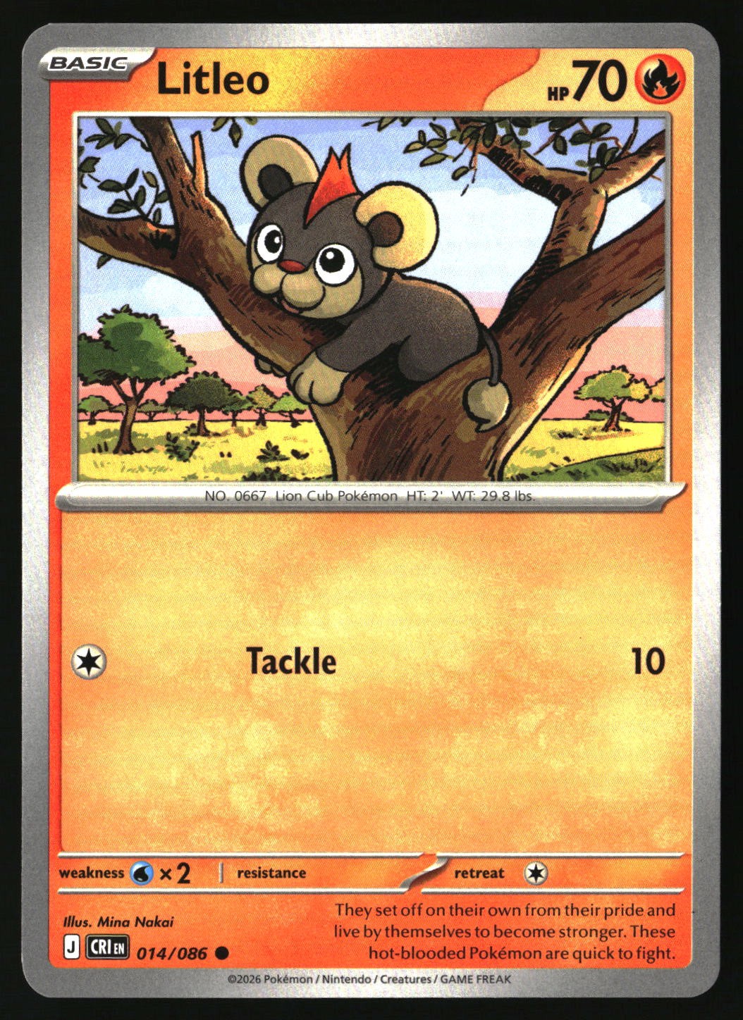 Litleo - 014/086 - [CRI - ME04: Chaos Rising]