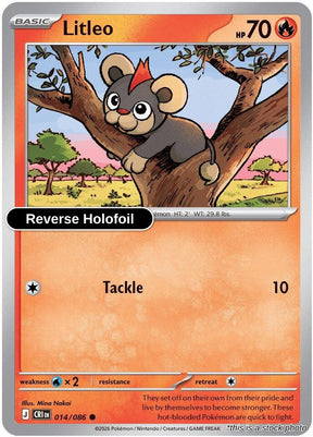 Litleo - 014/086 - [CRI - ME04: Chaos Rising] - Reverse Holofoil