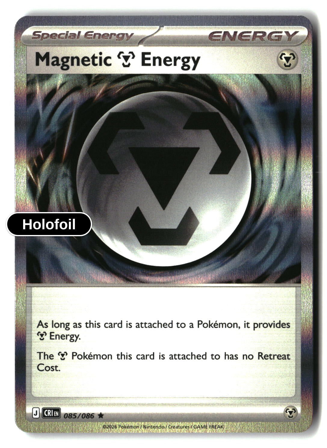 Magnetic Metal Energy - 085/086 - [CRI - ME04: Chaos Rising] - Holofoil